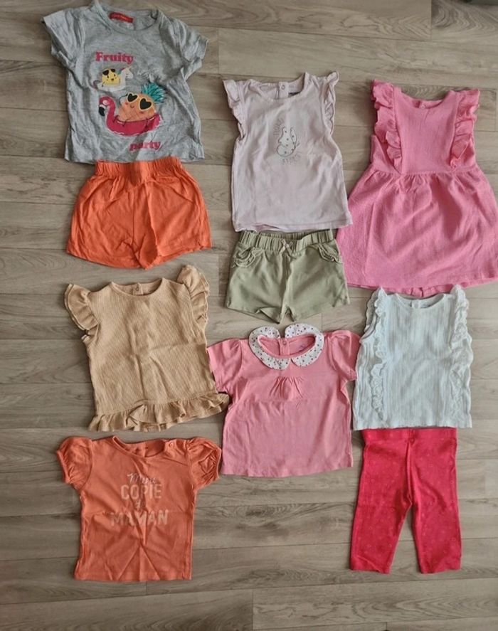 Lot été fille 24mois