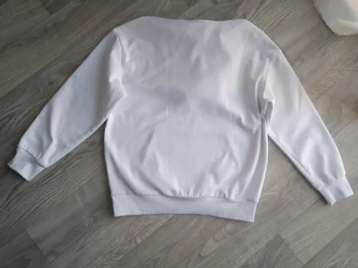 Pull blanc enfant taille s - photo numéro 6