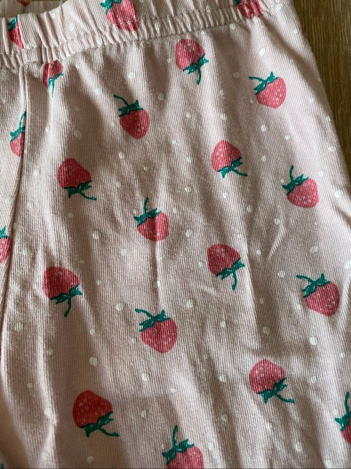 Legging 3/4 motif fraise - photo numéro 2