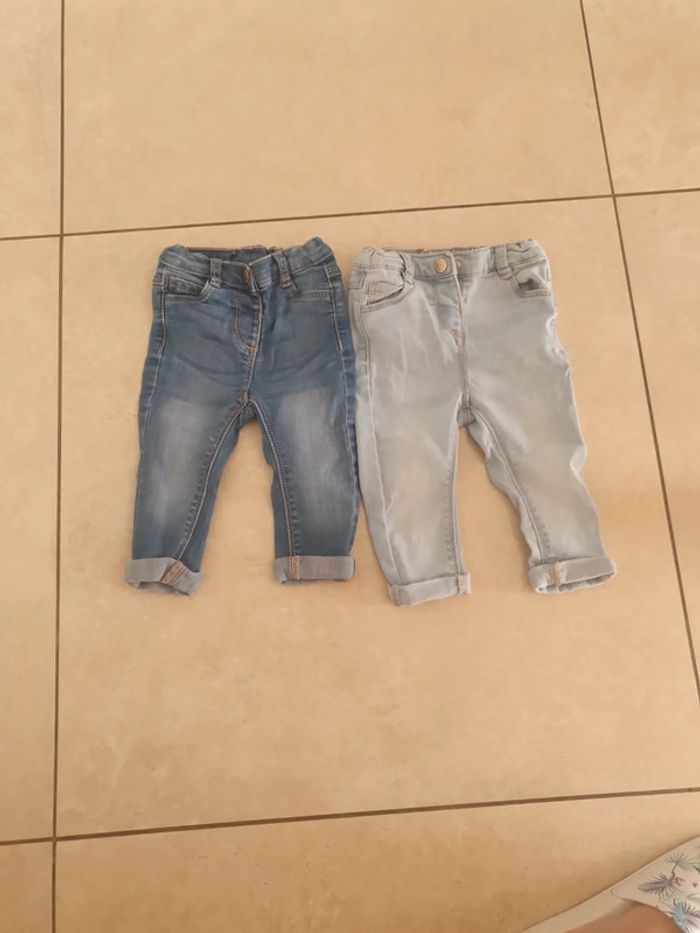 2 jeans TAO 6 mois - photo numéro 3