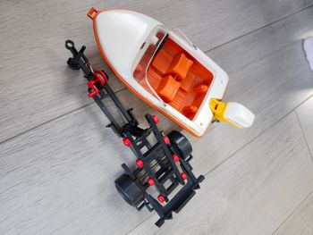 Bateau + Remorque Playmobil