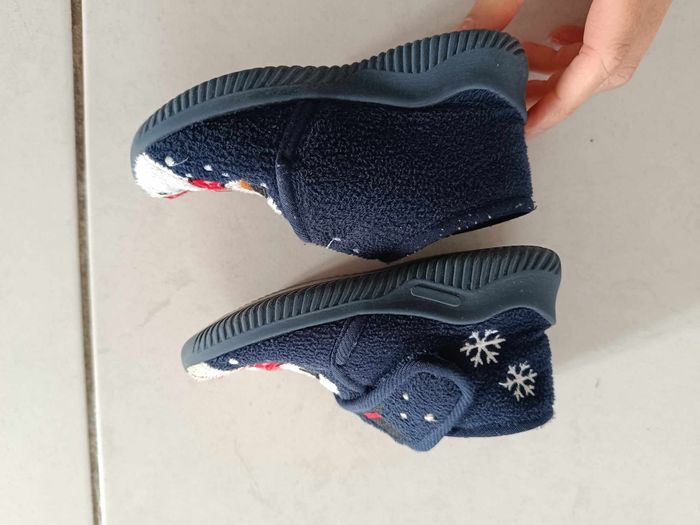 Chaussons de noël bleu marine taille 21 23 mixte - photo numéro 3