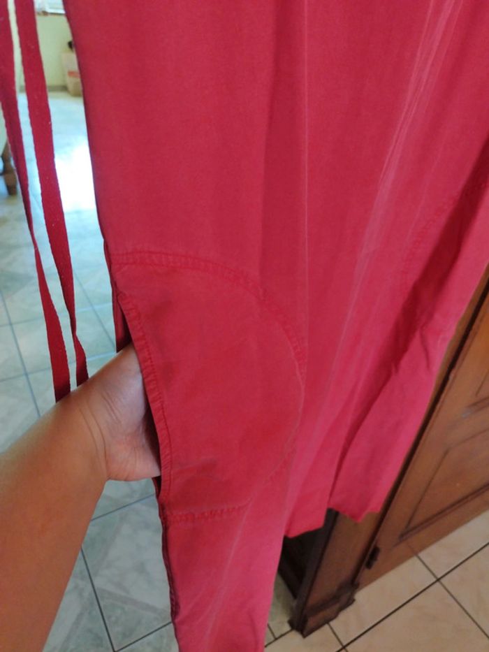 Robe rouge Fée Maraboutée poches vintage S/36 - photo numéro 7