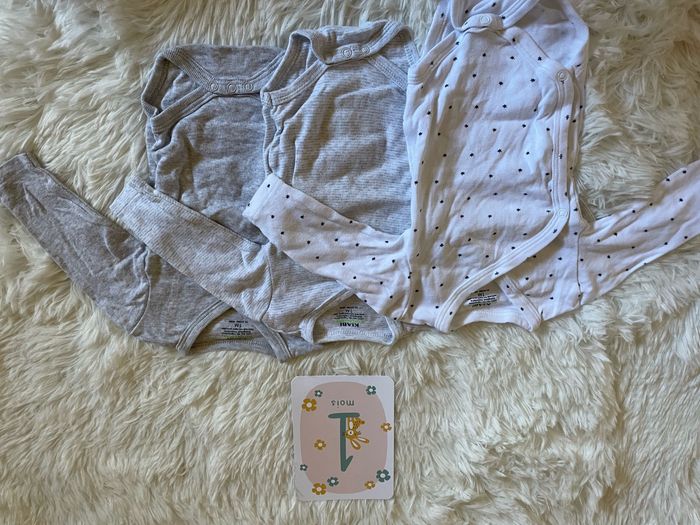 Lot de bodies fille - photo numéro 2