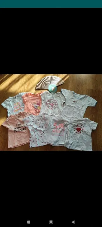 Lot de 8; t-shirt taille 12 mois