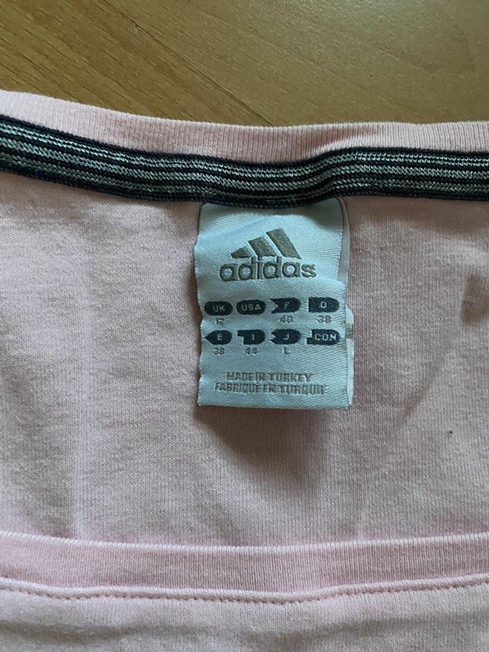 Débardeur rose Adidas Taille 40 - photo numéro 4