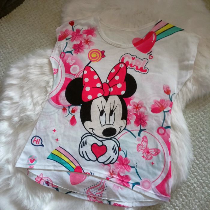 T short Minnie Mousse 8 ans