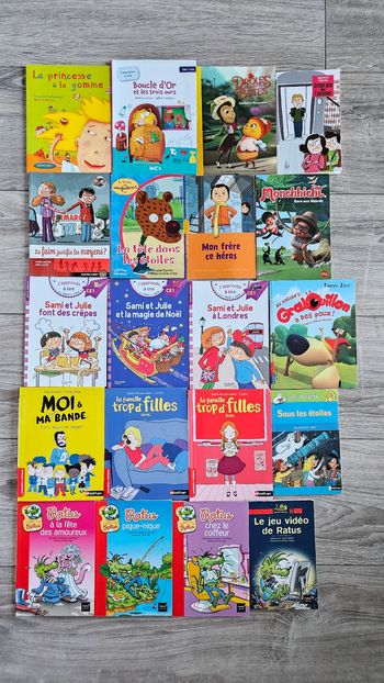 Lot 20 livres enfants 7-9 ans 