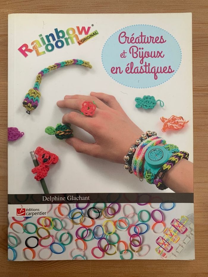 Livre Créatures et bijoux en élastiques + élastiques et métiers à tisser - photo numéro 2
