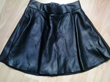 Jupe effet cuir