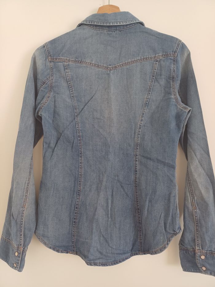 Chemise en jean h&m T34 - photo numéro 4