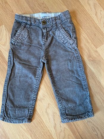 Pantalon velours 12 mois