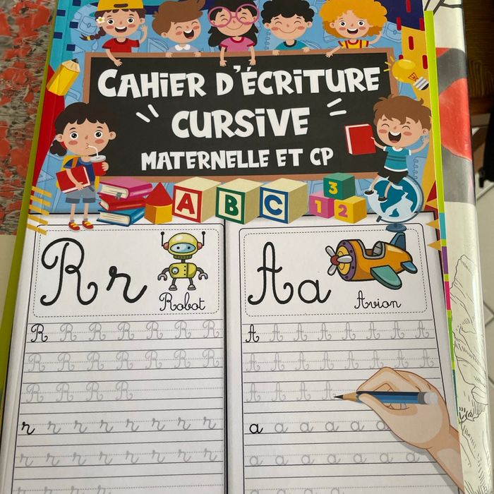 Cahier d’écriture cursive