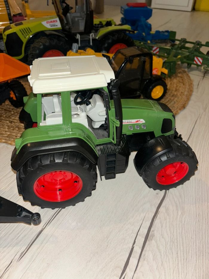Jouet bruder tracteur remorque camion fendt ausa manitou claas semoir endaineur krone - photo numéro 9