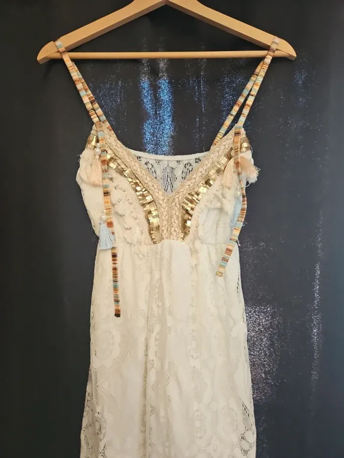 Robe longue blanche