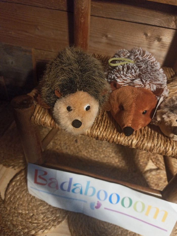 Peluche petits hérissons tbe - photo numéro 4