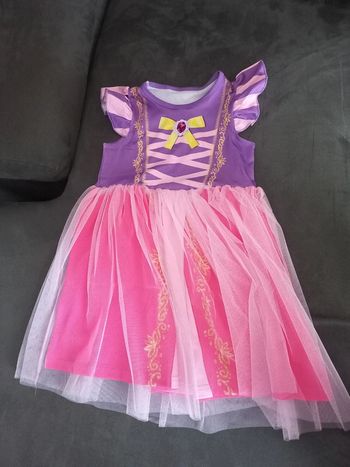 Robe déguisement raiponce princesse 4 ans