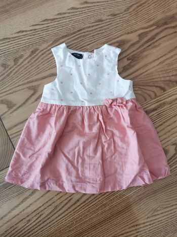 Robe 3 mois rose