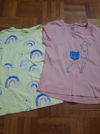 Lot 2 t-shirt kiabi 5 ans