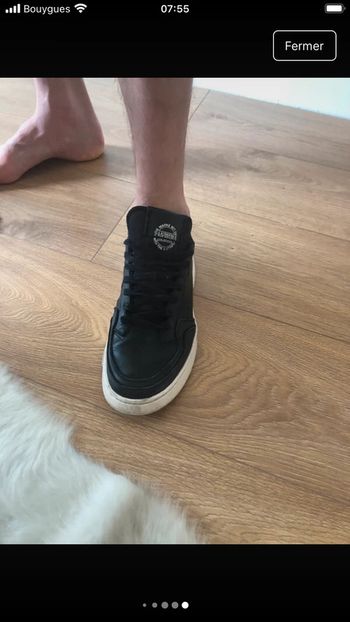 Baskets homme en cuir Adidas