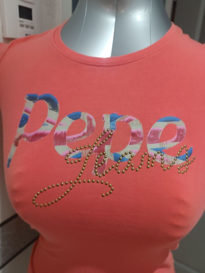 Tee shirt femme t xs pepe jeans - photo numéro 2