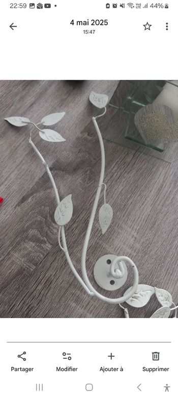 Embrasse rideaux fer forgé 