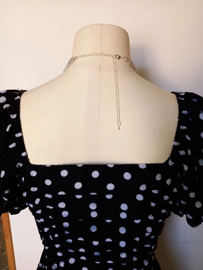 Robe moulante à pois M - photo numéro 4