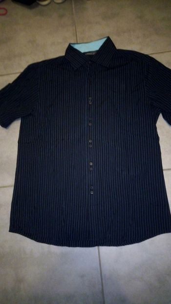 Chemise MC rayée