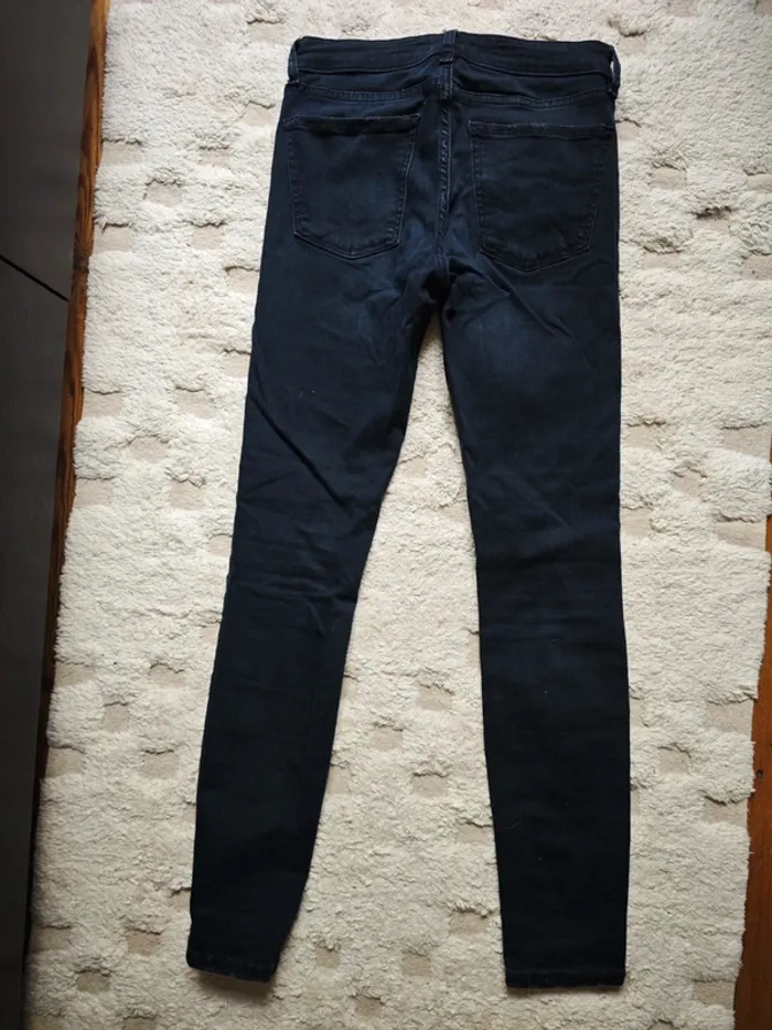 Jeans slim marine zara - photo numéro 4
