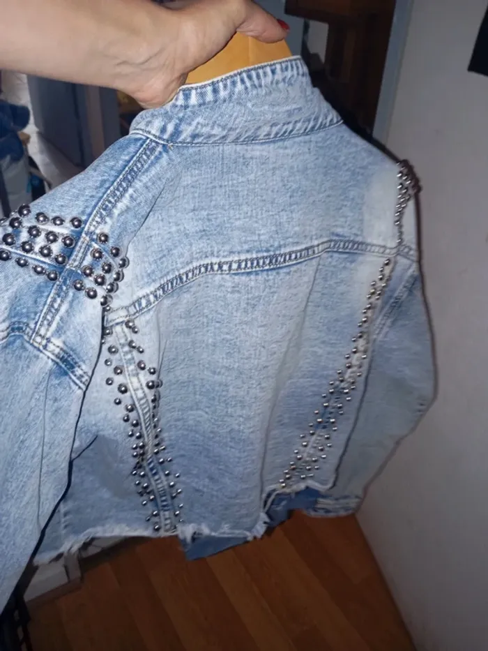 Veste en jean toxiks jeans s - photo numéro 11