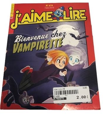 livre "j'aime lire bienvenue chez vampirette" - OCCASION