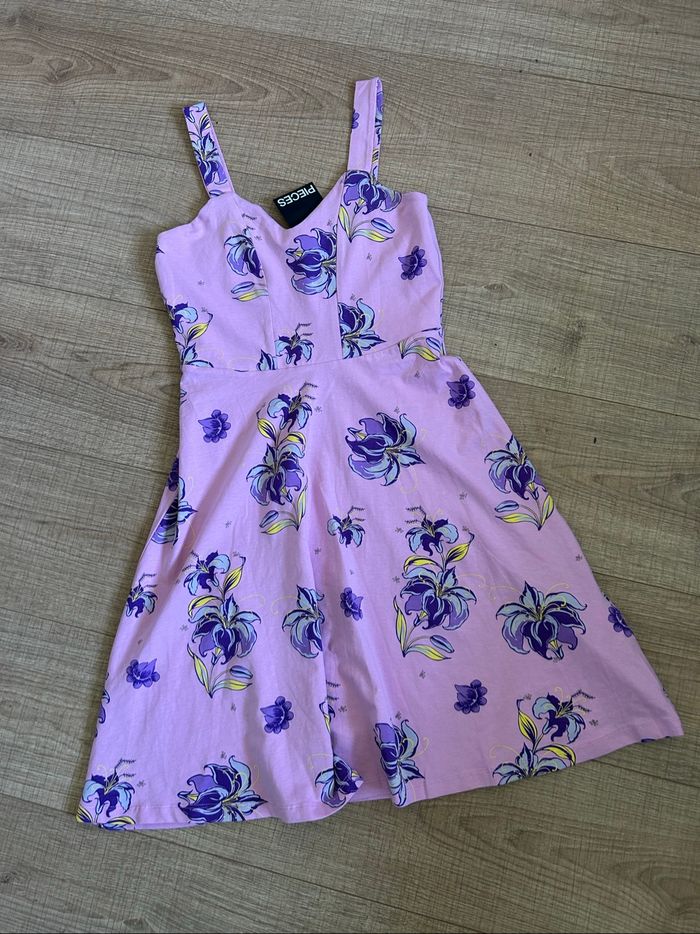 Robe rose neuve sans manches Pieces taille XS - photo numéro 7