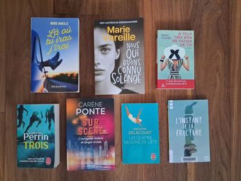 Lot de 6 romans dont 3 de Marie Vareille