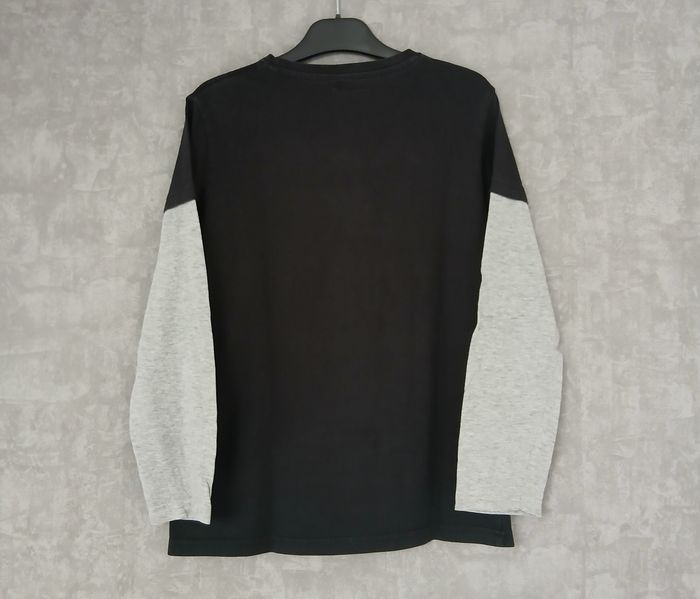 T-shirt noir/gris clair - photo numéro 2