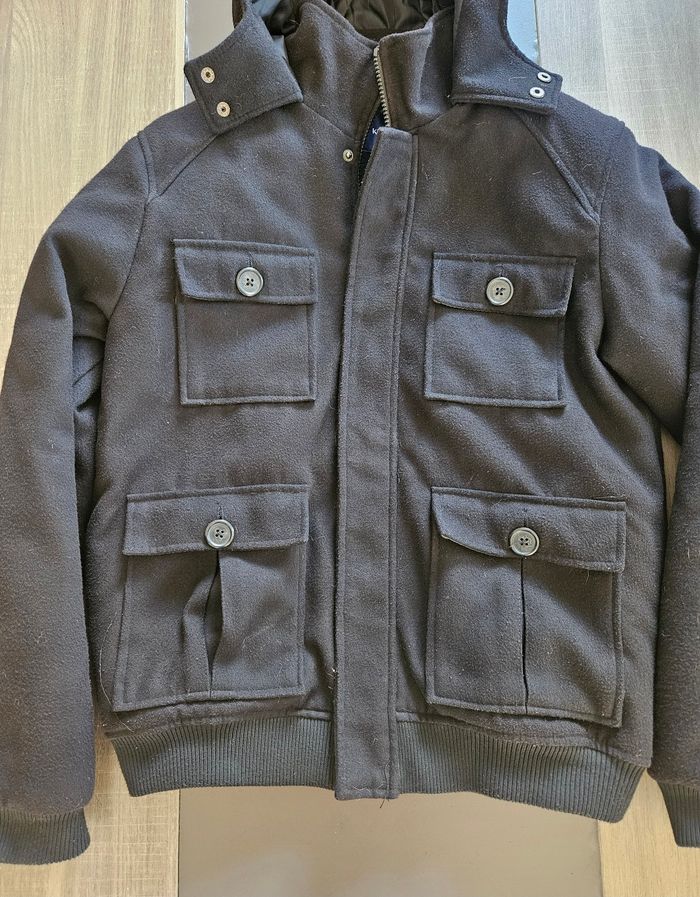 Manteau kiabi noir neuf taille L - photo numéro 2