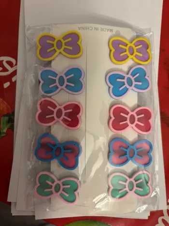 Lot de 10 barrettes, 80, deux