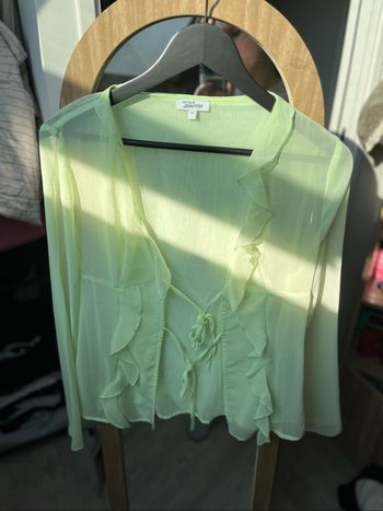 Blouse, légère verte