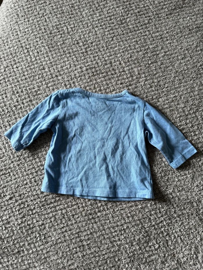 T-shirt manche longue imprimer (3mois) - photo numéro 2
