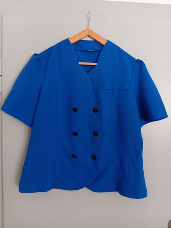 Blazer bleu dur t44/46