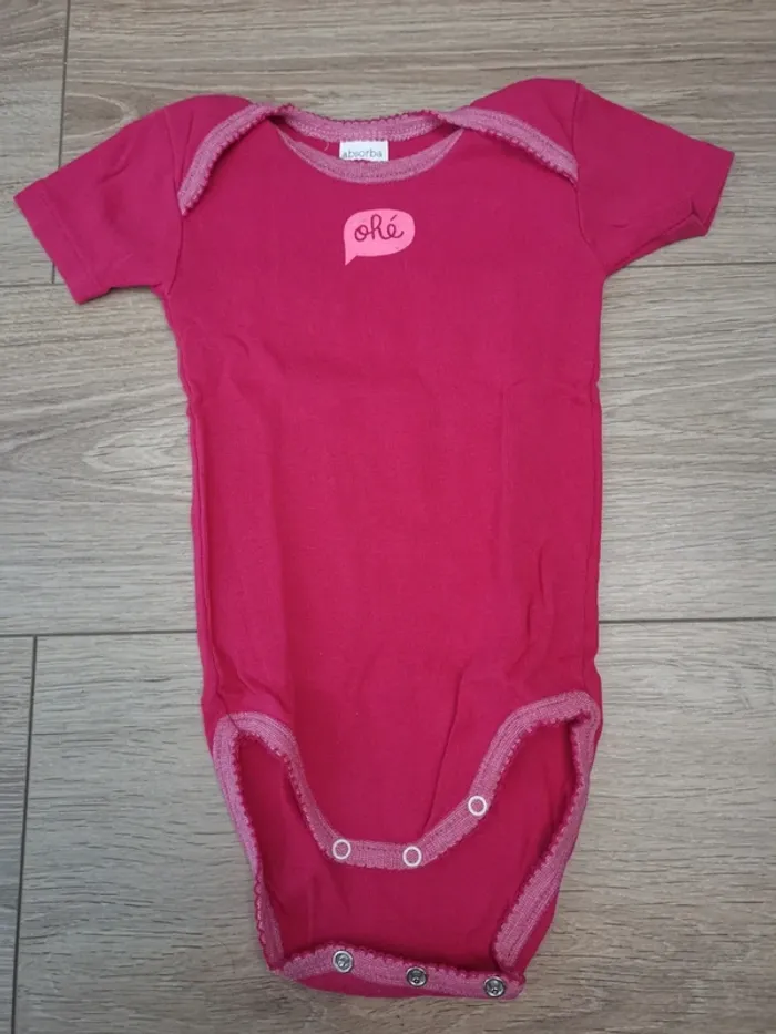 Lot de 2 bodies fille 1 an - photo numéro 4