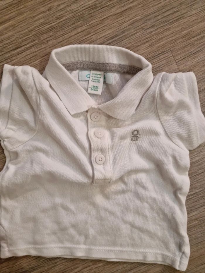 Polo manches courtes - 1 mois garçon - photo numéro 2