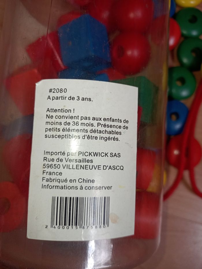 50 perles géantes avec collier et sa boîte de rangement Complet - photo numéro 8