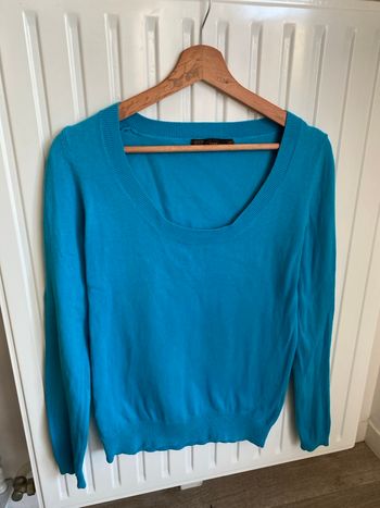 Pull Zara turquoise taille L