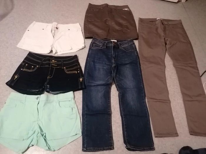 Pantalon short jupe 2€ pcs