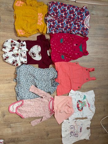 Lot vêtements été fille 6 mois
