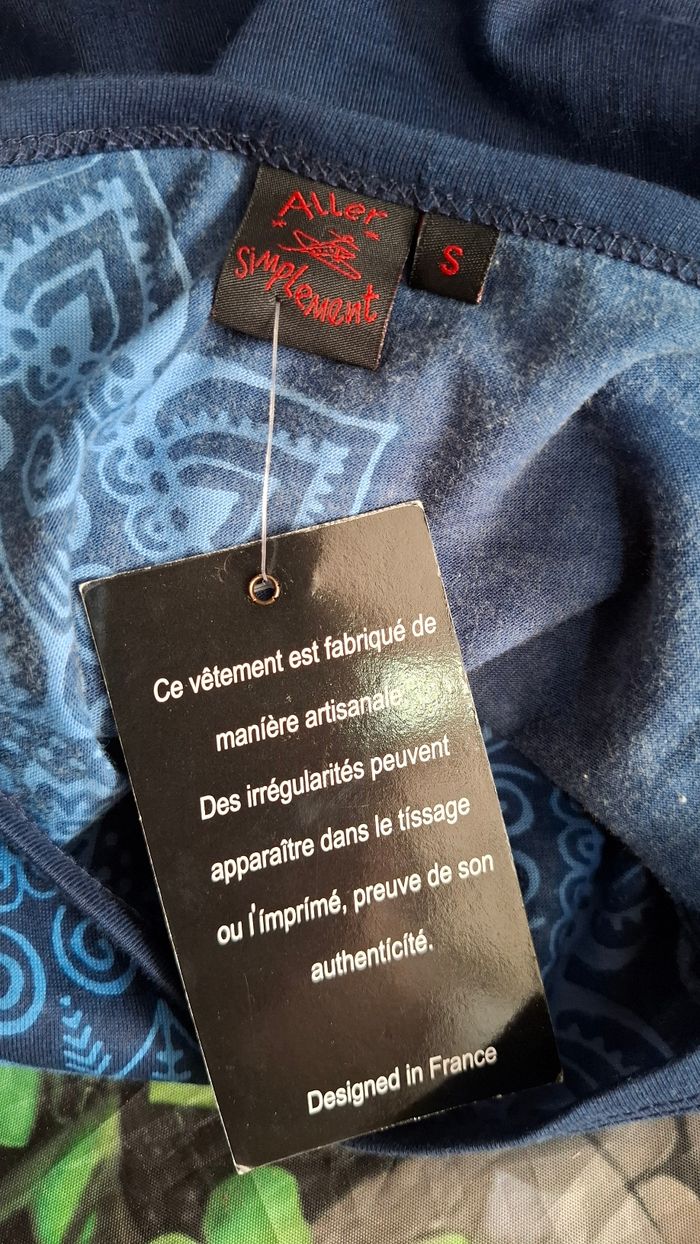 Robe bleu imprimé mandala bohème ethnique - photo numéro 9