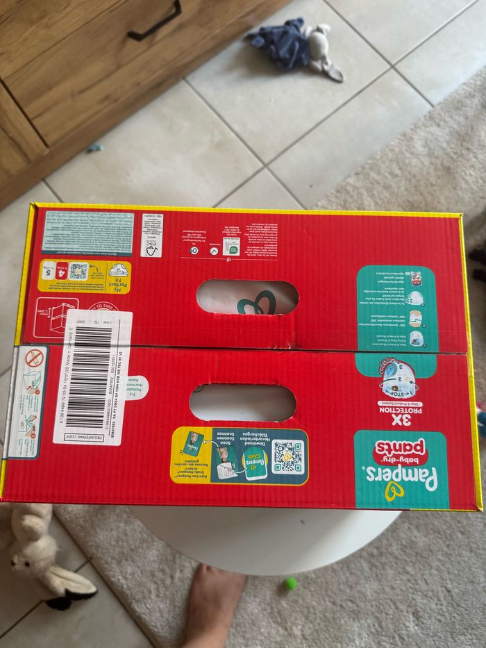 Carton de couches Pants Pampers neuf en taille 4 - photo numéro 3