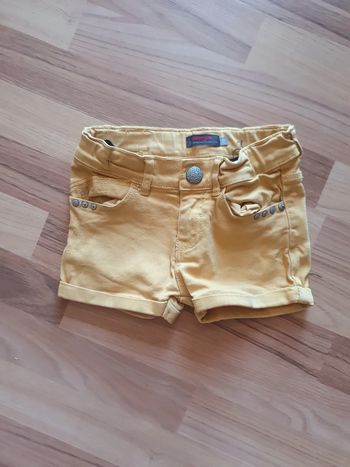 short jean 6 ans jaune catimini