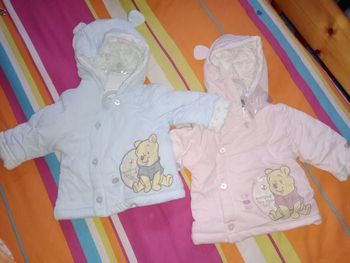 Manteau Winnie l'ourson Disney baby 1-3 mois neuf