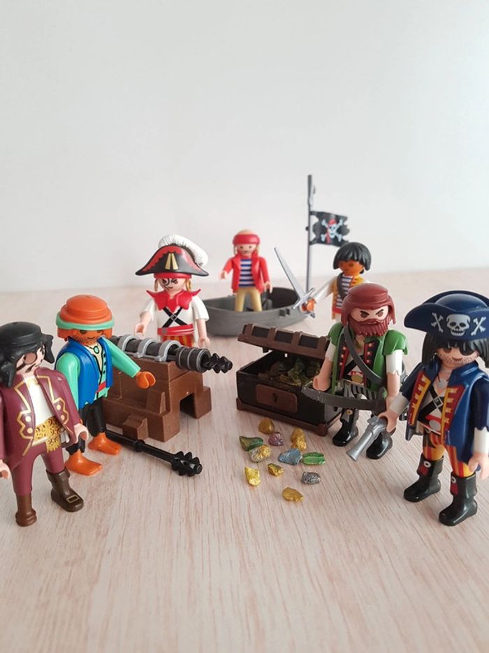 Pirates, bateau et canon Playmobil pirates